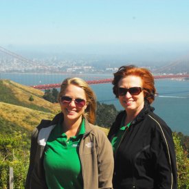 At the Golden Gate Bridge