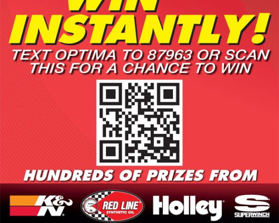 Optima Instant Win Sweepstakes